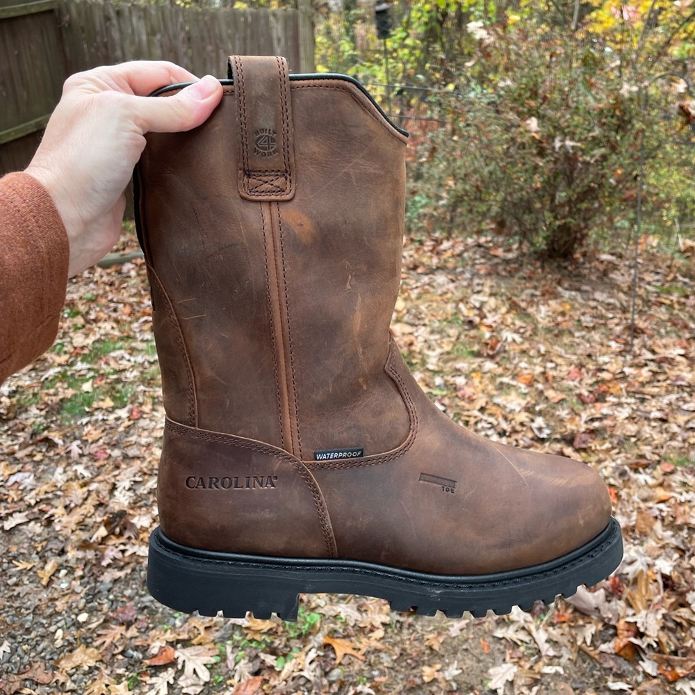 New Carolina Line Builder Aluminum Toe WP Metguard Work Boot CA8533 Size 9.5 2E - Picture 3 of 14